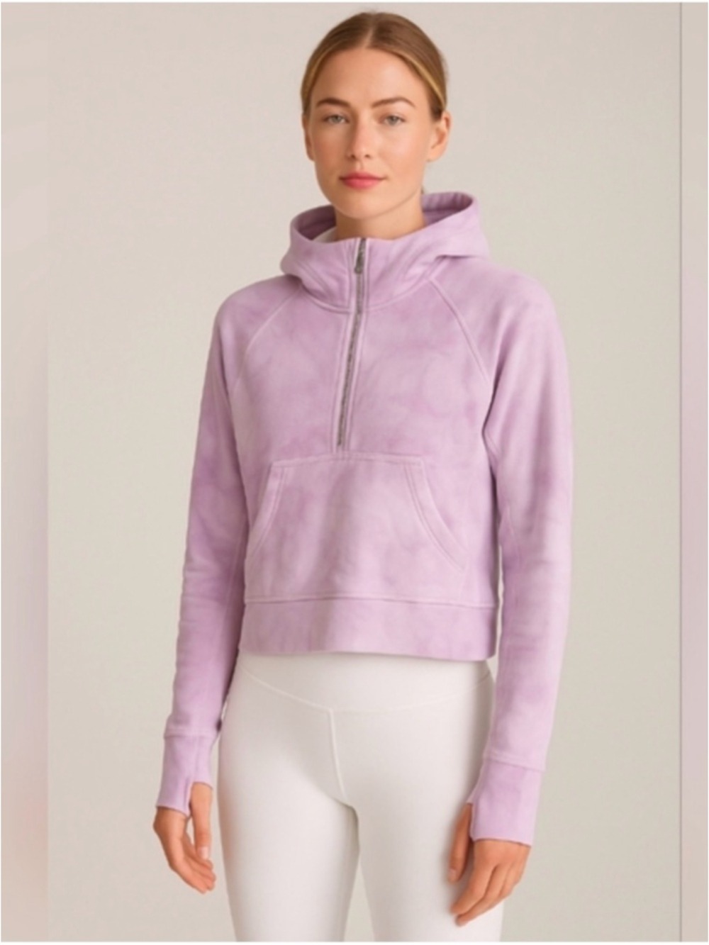 Lululemon Scuba Oversized Half-Zip Hoodie in a purple tie-dye XL
#44